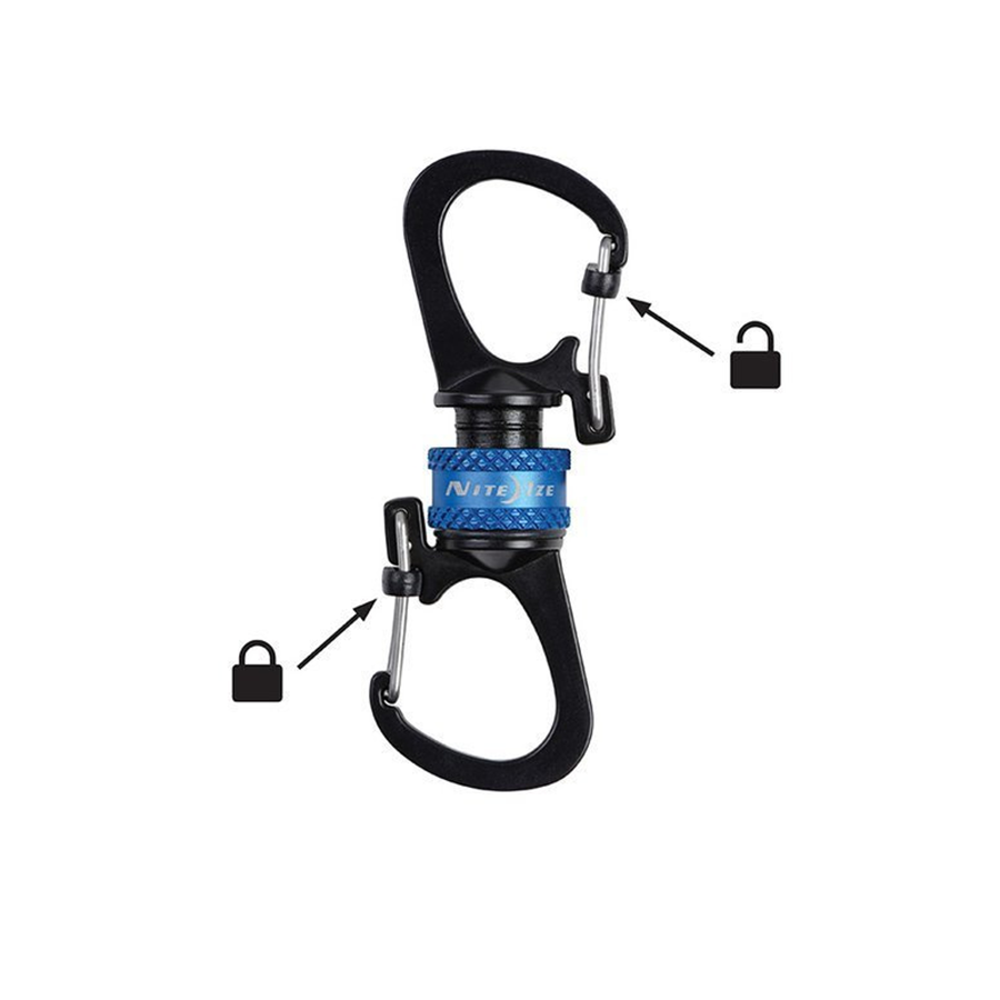Nite Ize SlideLock 360 Blue MSBL