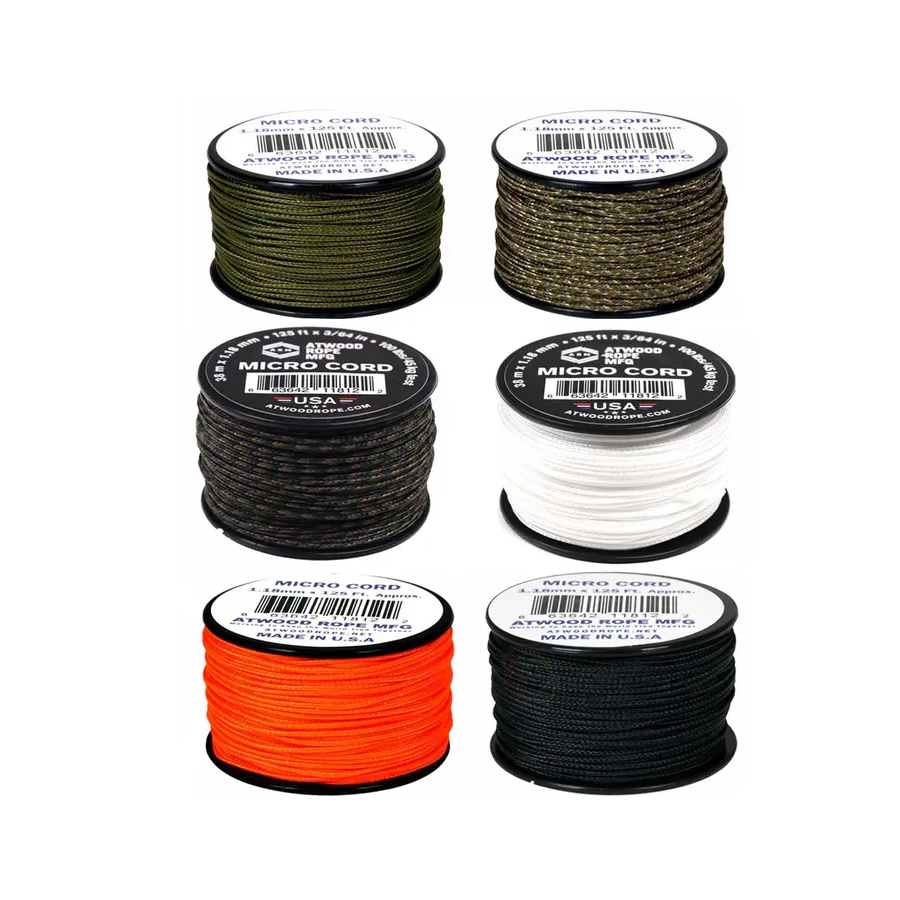 Atwood Micro Cord 45KG 38m MCCB24 Black & Camos